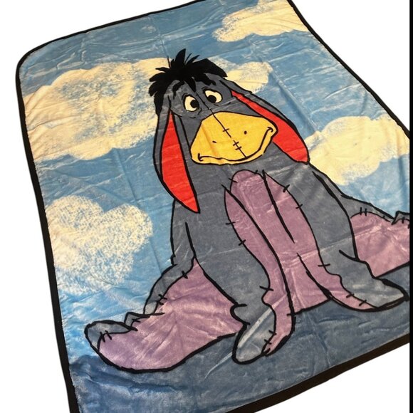 Disney Eeyore Twin Plush Blanket - Picture 3 of 6